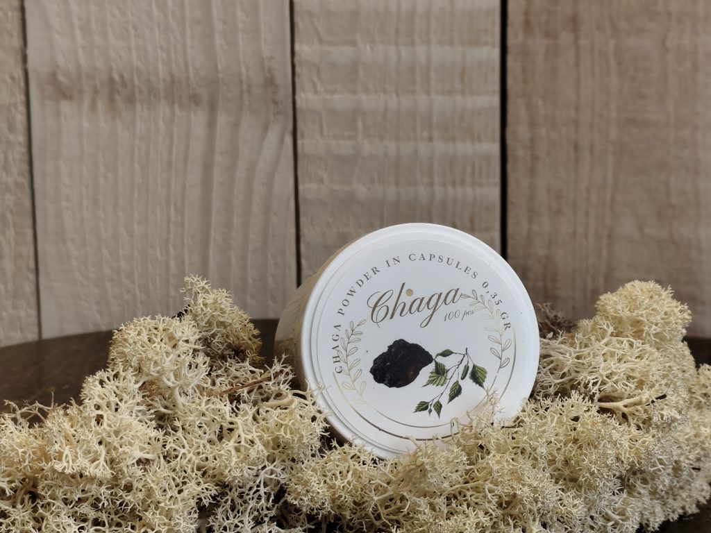 Chaga kapsulėse 0,4gr.-100vnt.