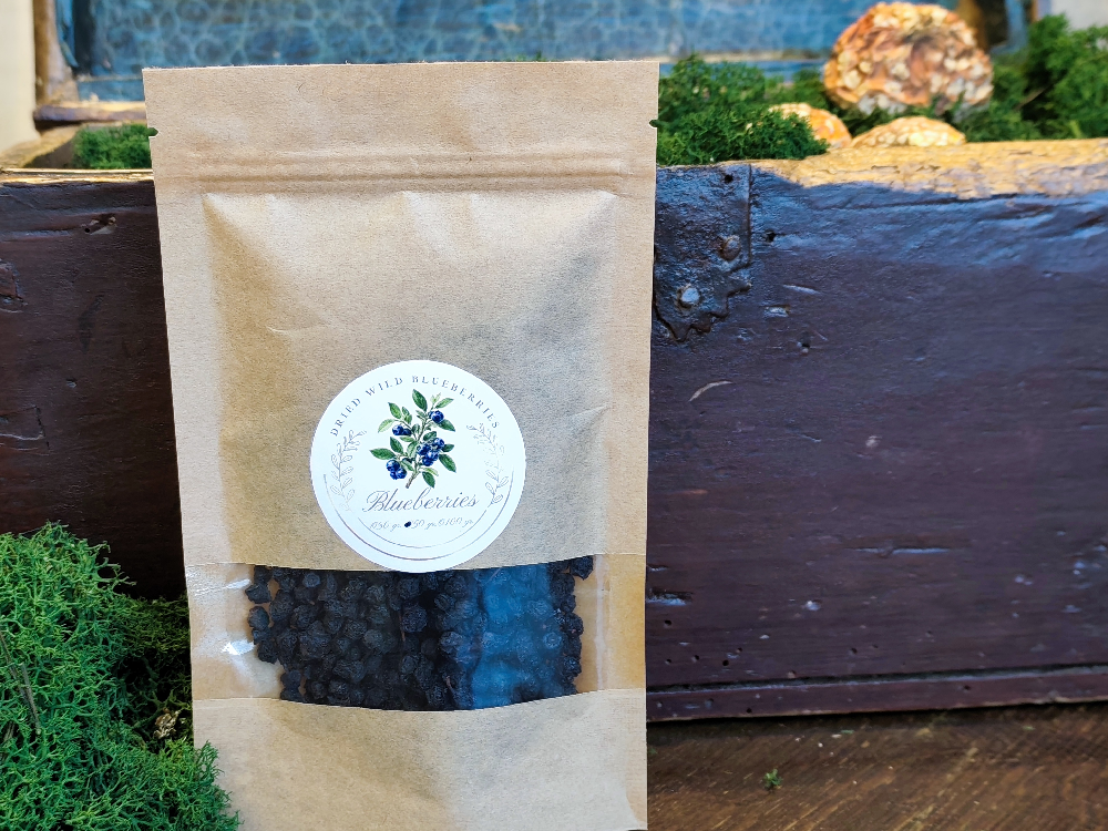 Dried wild bilberries — 50 / 100 g