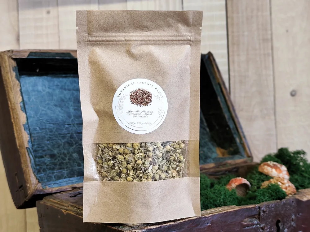 Incense blend — Amanita, wormwood, myrrh & chamomile