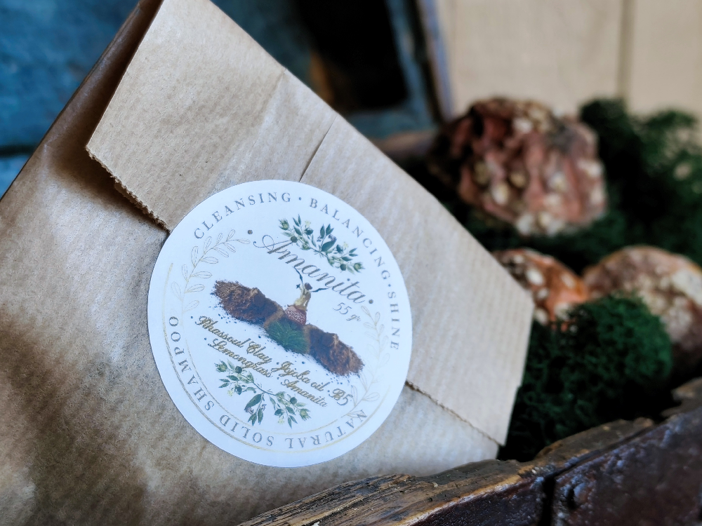 Natural shampoo with Amanita 55 g