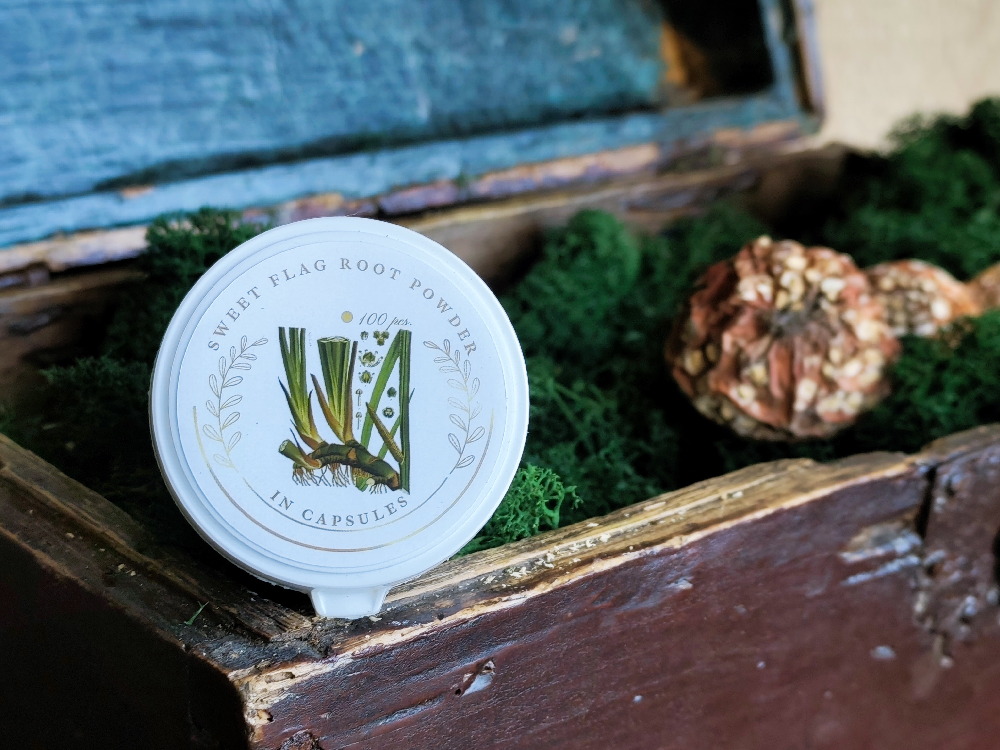 Sweet flag root capsules — 100 pcs